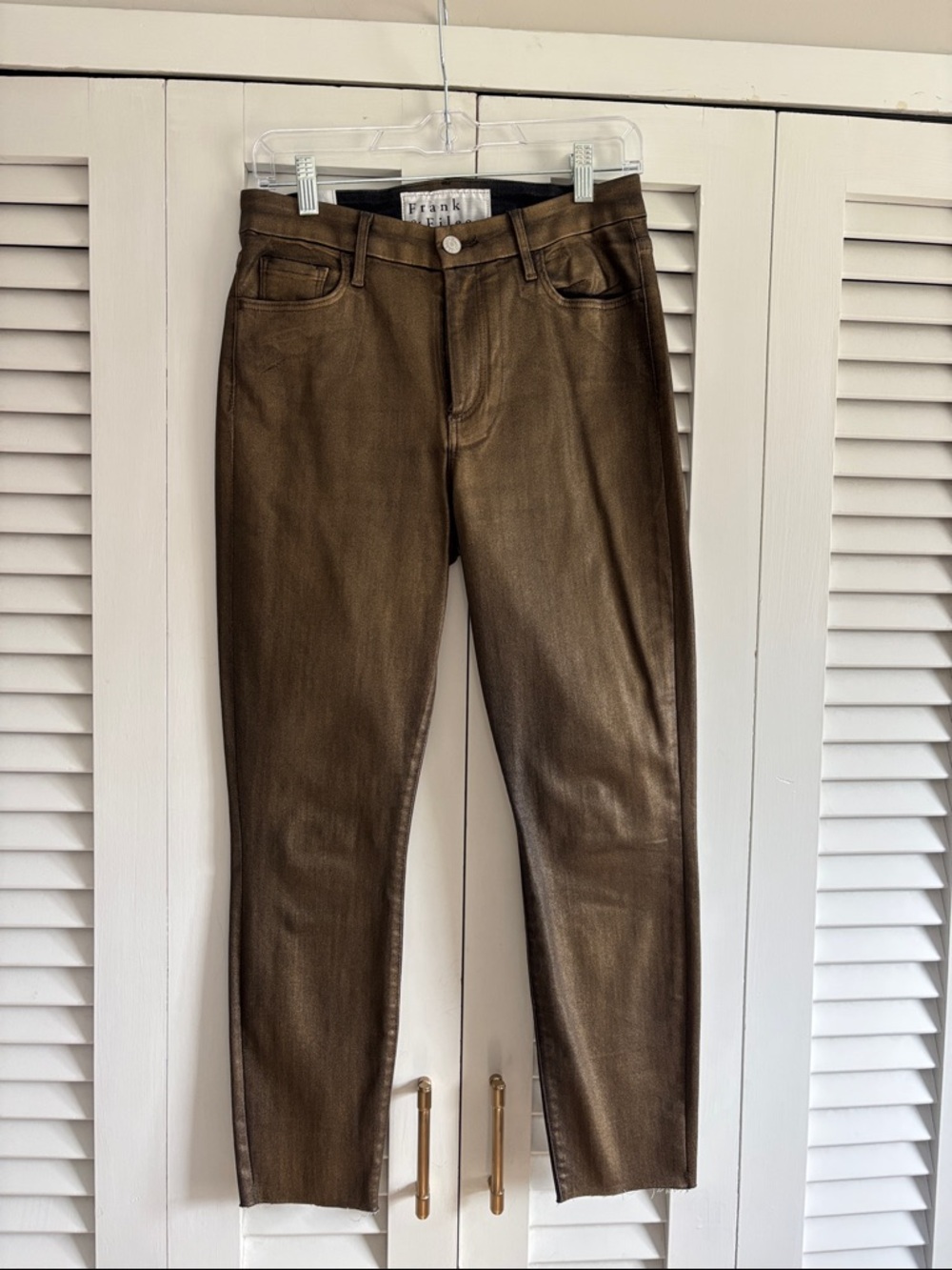 Women’s frank & eileen waxed jeans sz 28
